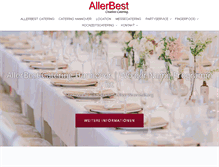 Tablet Screenshot of allerbest-catering.de